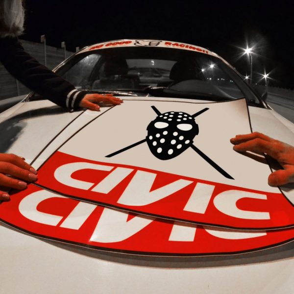 Civic Door Plates - Kanjo Custom Racing Decals And Stickers