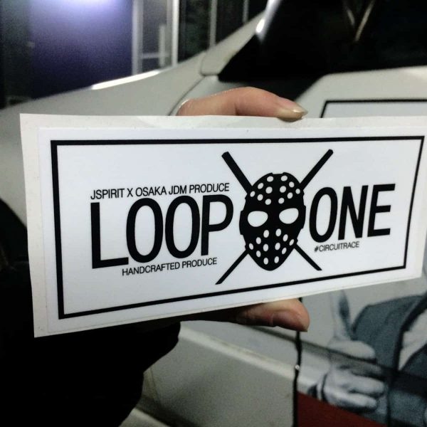 Loop One 6″ Team Sticker , KANJO Door Plates, Windshield Banners, Car Stickers,  Kanjo Custom Racing Decals And Stickers