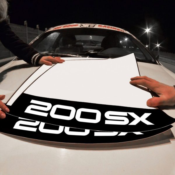 200SX Nissan Door Plates , KANJO Door Plates, Windshield Banners, Car Stickers,  Kanjo Custom Racing Decals And Stickers