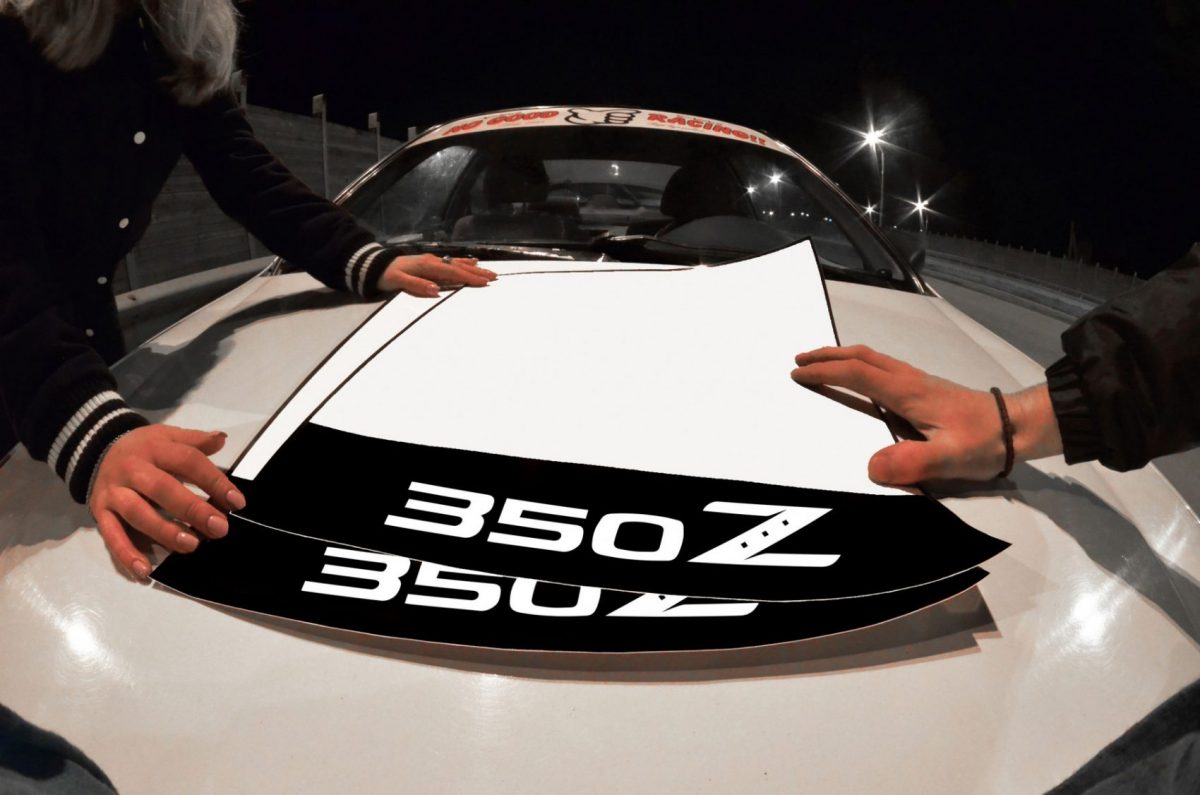 350Z Nissan Door Plates , KANJO Door Plates, Windshield Banners, Car Stickers,  Kanjo Custom Racing Decals And Stickers