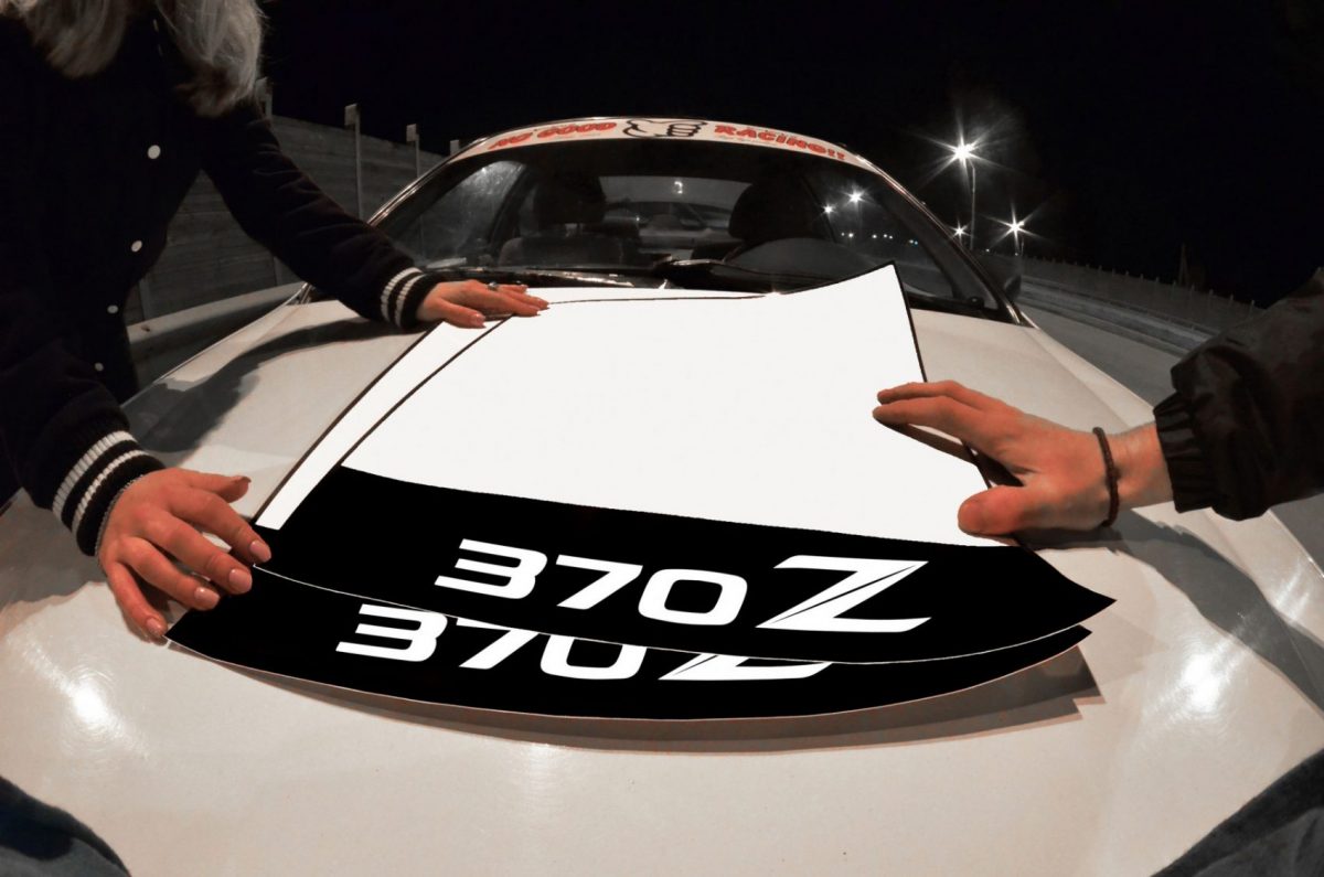 370Z Nissan Door Plates , KANJO Door Plates, Windshield Banners, Car Stickers,  Kanjo Custom Racing Decals And Stickers