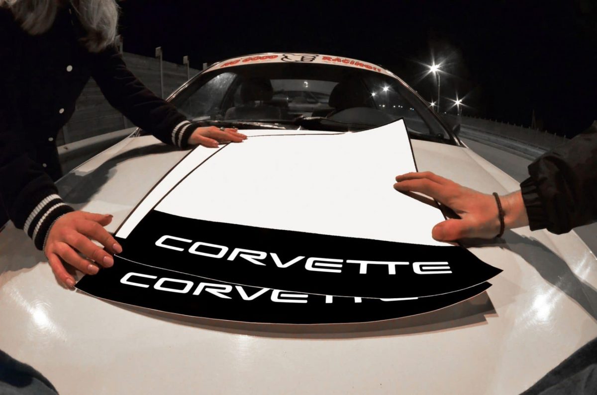 Corvette Door Plates , KANJO Door Plates, Windshield Banners, Car Stickers,  Kanjo Custom Racing Decals And Stickers