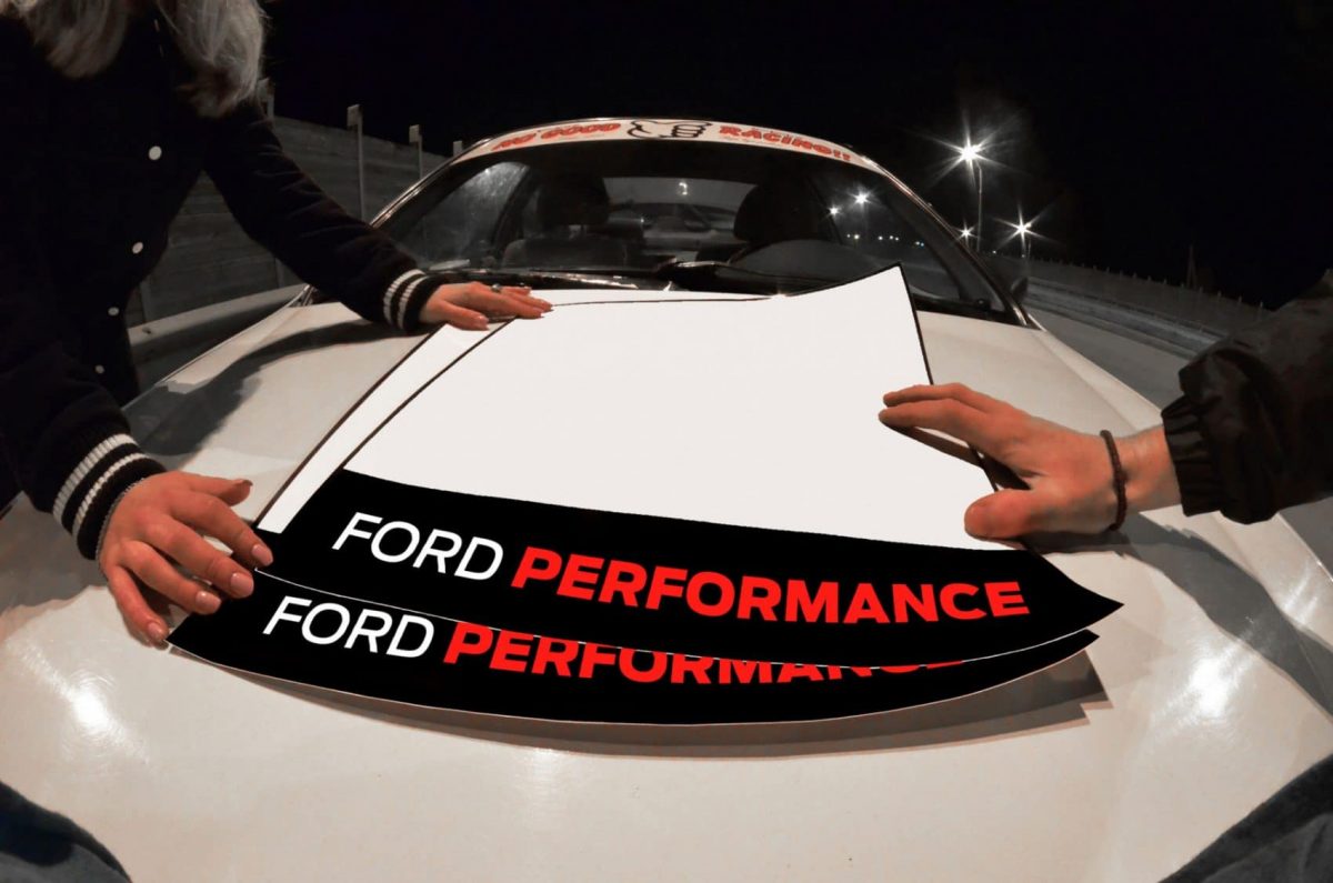 Ford Performance Door Plates , KANJO Door Plates, Windshield Banners, Car Stickers,  Kanjo Custom Racing Decals And Stickers