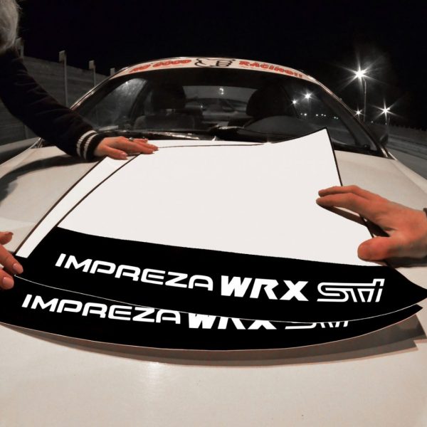 Impreza WRX STi Door Plates , KANJO Door Plates, Windshield Banners, Car Stickers,  Kanjo Custom Racing Decals And Stickers