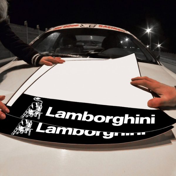 Lamborghini Door Plates , KANJO Door Plates, Windshield Banners, Car Stickers,  Kanjo Custom Racing Decals And Stickers