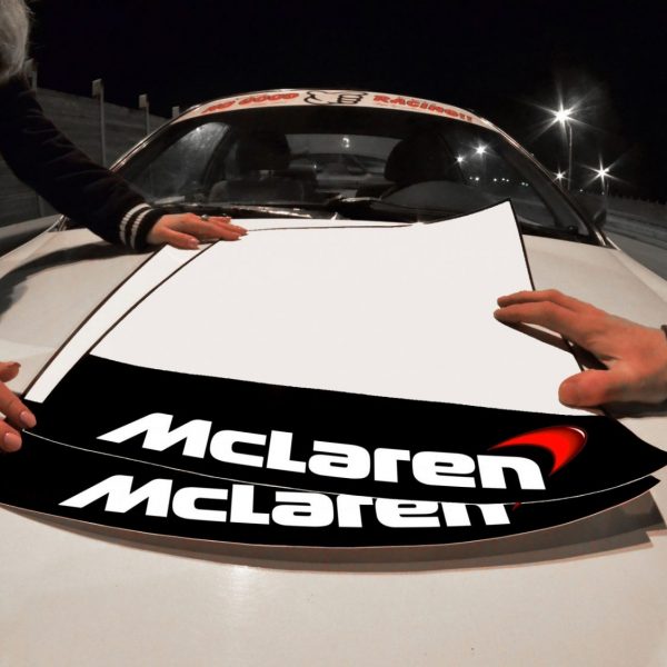McLaren Door Plates , KANJO Door Plates, Windshield Banners, Car Stickers,  Kanjo Custom Racing Decals And Stickers