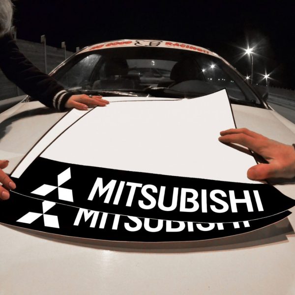 Mitsubishi Door Plates , KANJO Door Plates, Windshield Banners, Car Stickers,  Kanjo Custom Racing Decals And Stickers