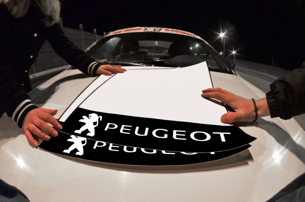 Peugeot Door Plates , KANJO Door Plates, Windshield Banners, Car Stickers,  Kanjo Custom Racing Decals And Stickers