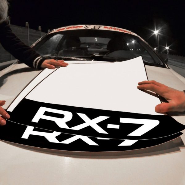 RX-7 Mazda Door Plates , KANJO Door Plates, Windshield Banners, Car Stickers,  Kanjo Custom Racing Decals And Stickers