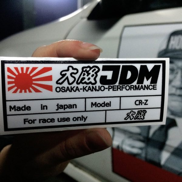 TypeR for Race use only 5″ Sticker , KANJO Door Plates, Windshield Banners, Car Stickers,  Kanjo Custom Racing Decals And Stickers