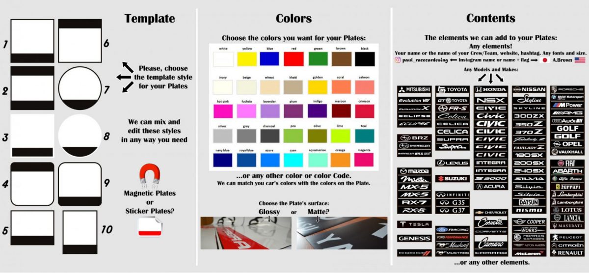 Silvia S15 Door Plates , KANJO Door Plates, Windshield Banners, Car Stickers,  Kanjo Custom Racing Decals And Stickers