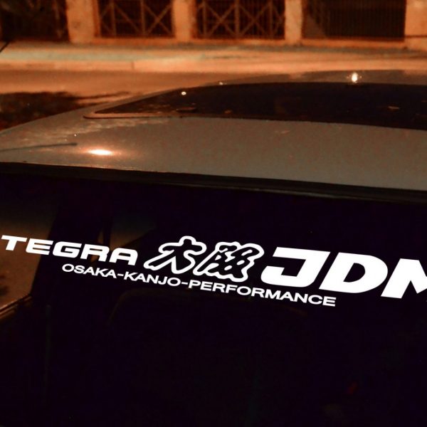 Integra Osaka JDM no-background Banner , KANJO Door Plates, Windshield Banners, Car Stickers,  Kanjo Custom Racing Decals And Stickers