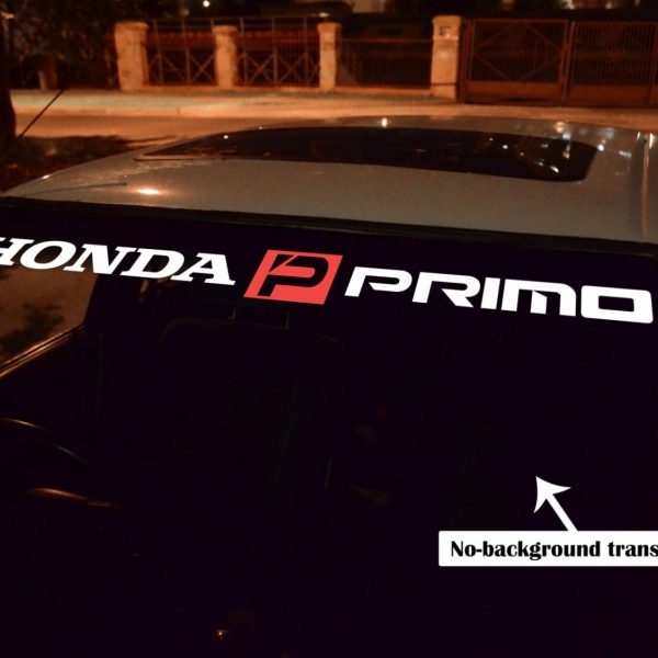 Honda Primo no-background Banner , KANJO Door Plates, Windshield Banners, Car Stickers,  Kanjo Custom Racing Decals And Stickers