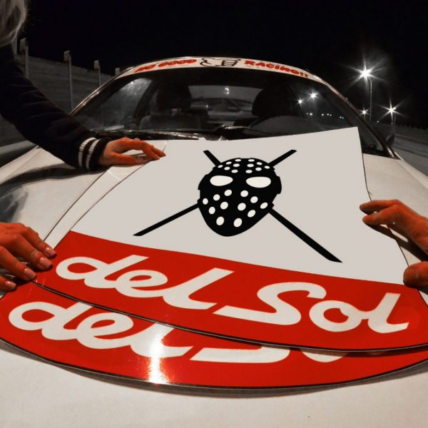 Del Sol CRX Door Number Plates , KANJO Door Plates, Windshield Banners, Car Stickers,  Kanjo Custom Racing Decals And Stickers