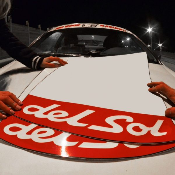 Del Sol CRX Door Number Plates , KANJO Door Plates, Windshield Banners, Car Stickers,  Kanjo Custom Racing Decals And Stickers