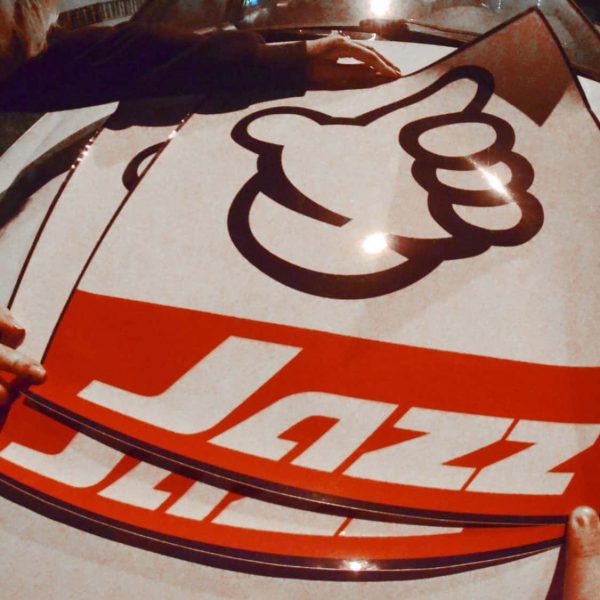 Jazz No Good Racing Plates , KANJO Door Plates, Windshield Banners, Car Stickers,  Kanjo Custom Racing Decals And Stickers
