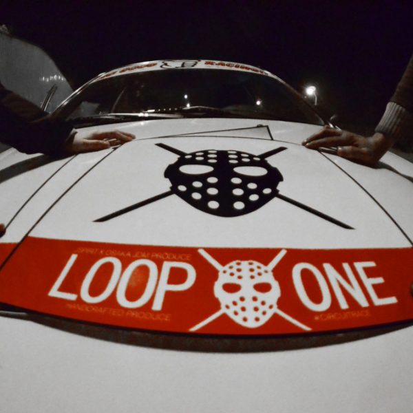 Loop One Mask Door Plates , KANJO Door Plates, Windshield Banners, Car Stickers,  Kanjo Custom Racing Decals And Stickers