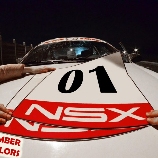 NSX Blank Door Plates , KANJO Door Plates, Windshield Banners, Car Stickers,  Kanjo Custom Racing Decals And Stickers