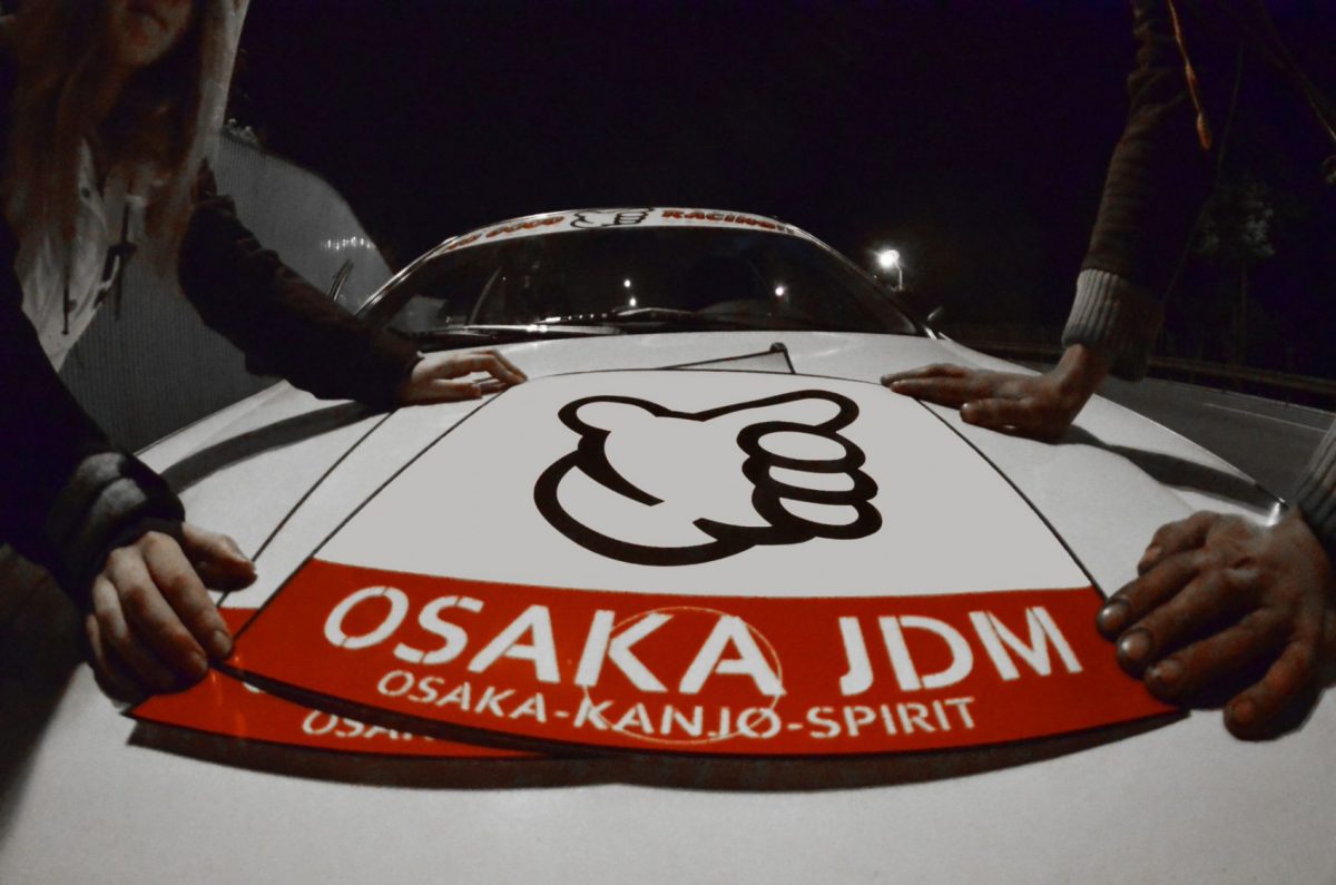 Osaka JDM No Good Hand Plates , KANJO Door Plates, Windshield Banners, Car Stickers,  Kanjo Custom Racing Decals And Stickers