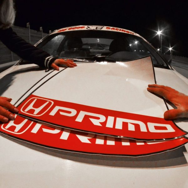 Soichiro Honda Racing red Plates , KANJO Door Plates, Windshield Banners, Car Stickers,  Kanjo Custom Racing Decals And Stickers