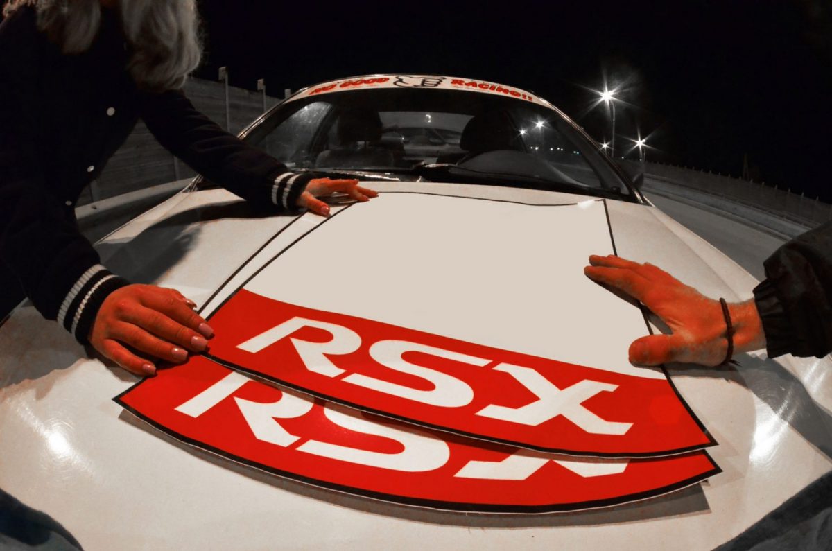 RSX Blank Door Plates , KANJO Door Plates, Windshield Banners, Car Stickers,  Kanjo Custom Racing Decals And Stickers