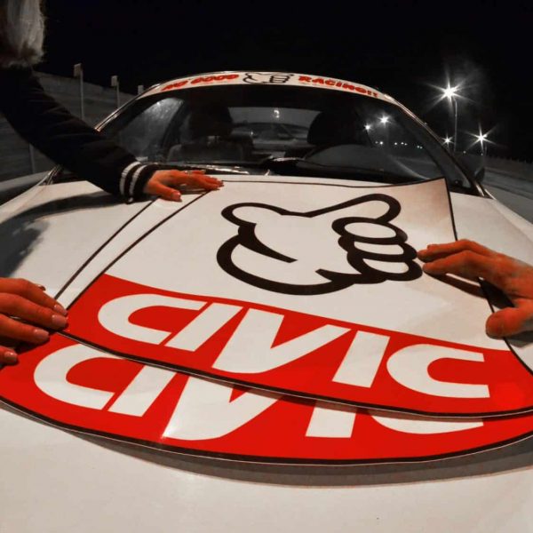 Civic EK EJ No Good Racing Plates , KANJO Door Plates, Windshield Banners, Car Stickers,  Kanjo Custom Racing Decals And Stickers