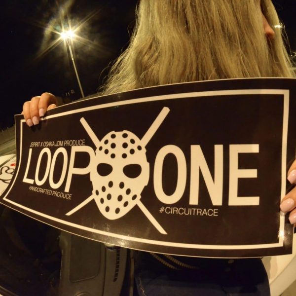 Loop One 16″ Team Sticker , KANJO Door Plates, Windshield Banners, Car Stickers,  Kanjo Custom Racing Decals And Stickers