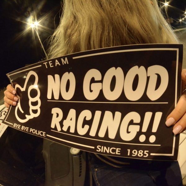 No Good Racing 16″ black-red Team Sticker , KANJO Door Plates, Windshield Banners, Car Stickers,  Kanjo Custom Racing Decals And Stickers