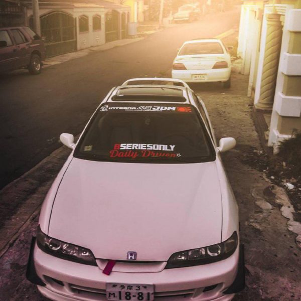 Integra DC Loop One Mask Plates , KANJO Door Plates, Windshield Banners, Car Stickers,  Kanjo Custom Racing Decals And Stickers