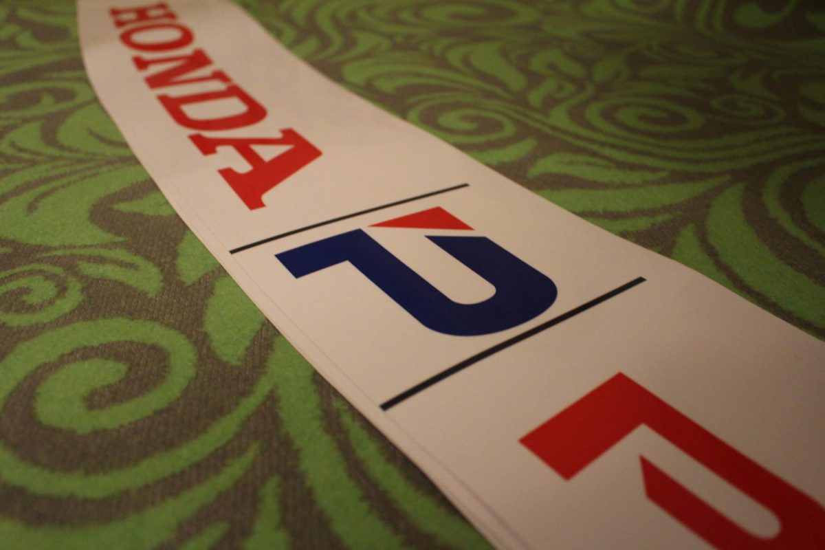 Honda Primo Windshield Banner , KANJO Door Plates, Windshield Banners, Car Stickers,  Kanjo Custom Racing Decals And Stickers