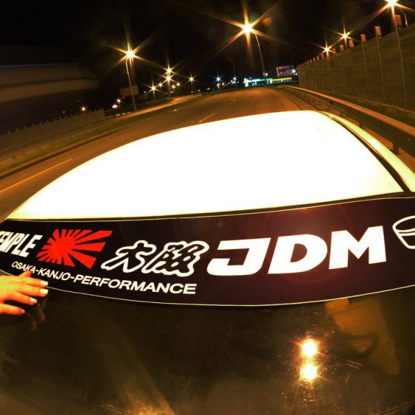 Osaka JDM Honda Windshield Banner , KANJO Door Plates, Windshield Banners, Car Stickers,  Kanjo Custom Racing Decals And Stickers