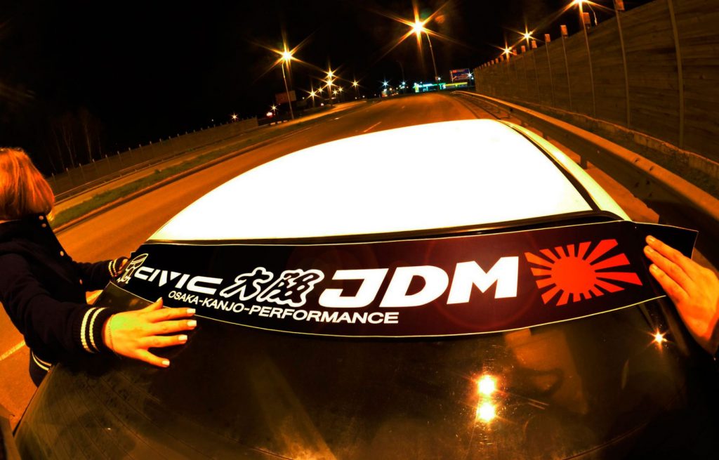 Civic Ef Ed Ee Osaka Jdm Windshield Banner Kanjo Custom Racing Decals And Stickers