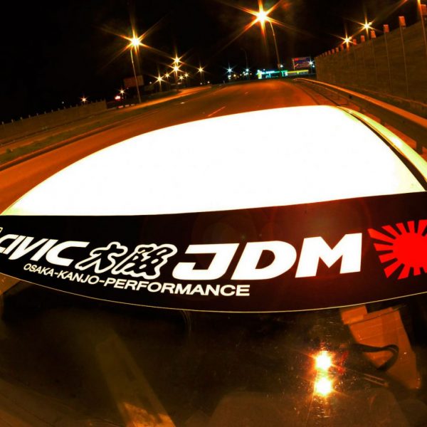 Civic EK EJ EM Osaka JDM Windshield Banner , KANJO Door Plates, Windshield Banners, Car Stickers,  Kanjo Custom Racing Decals And Stickers