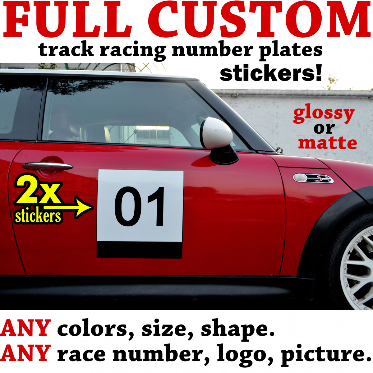 #CUSTOM Stickers. Door number plates , KANJO Door Plates, Windshield Banners, Car Stickers,  Kanjo Custom Racing Decals And Stickers
