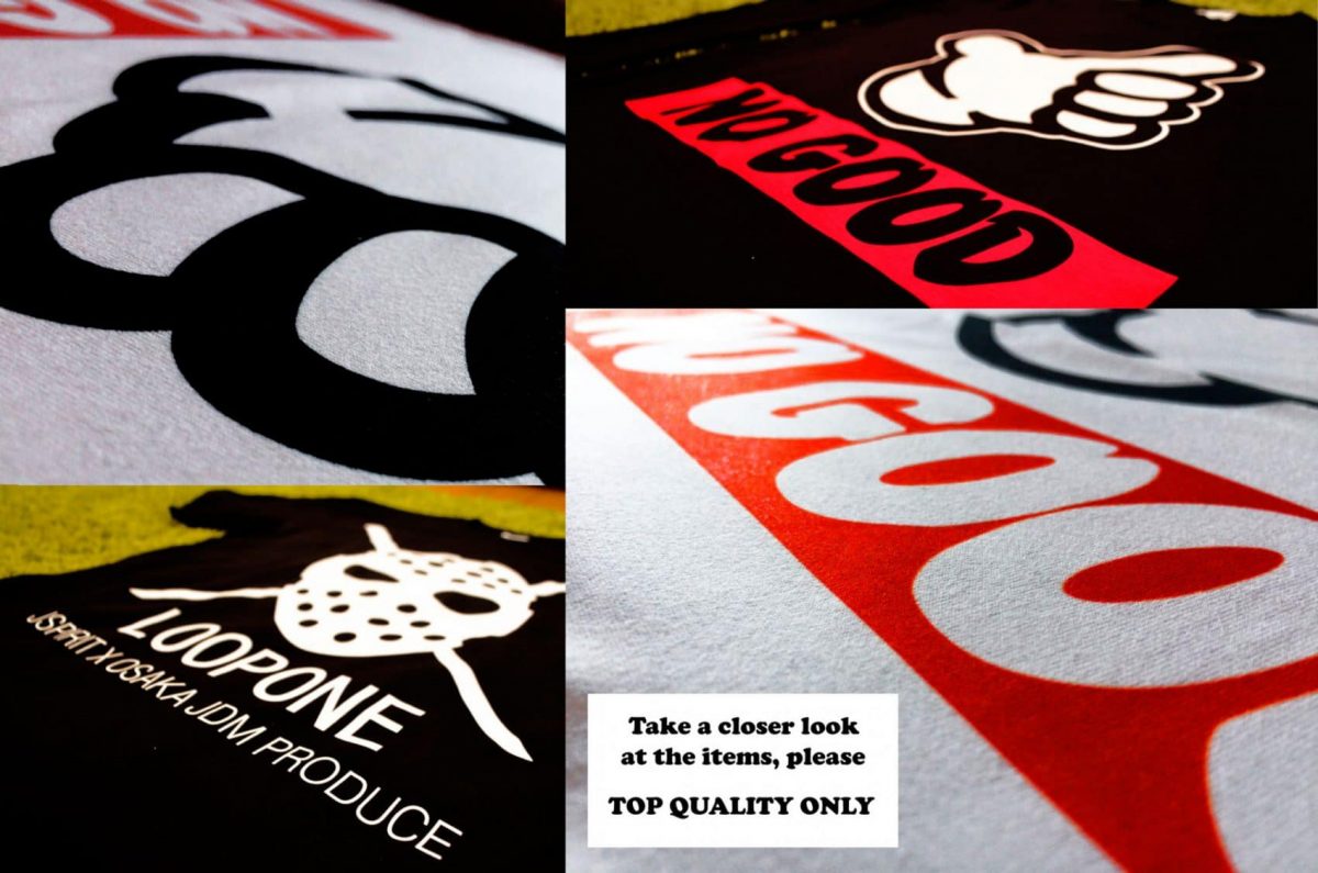Loop One Mask No Good Racing Shirt , KANJO Door Plates, Windshield Banners, Car Stickers,  Kanjo Custom Racing Decals And Stickers